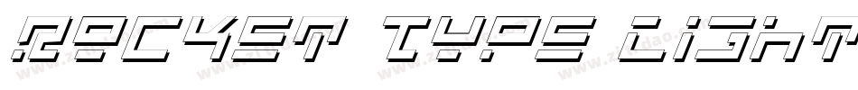 Rocket Type Light字体转换